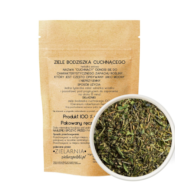 Bodziszek cuchnący ziele 50g ZIELARZPOLSKI.PL