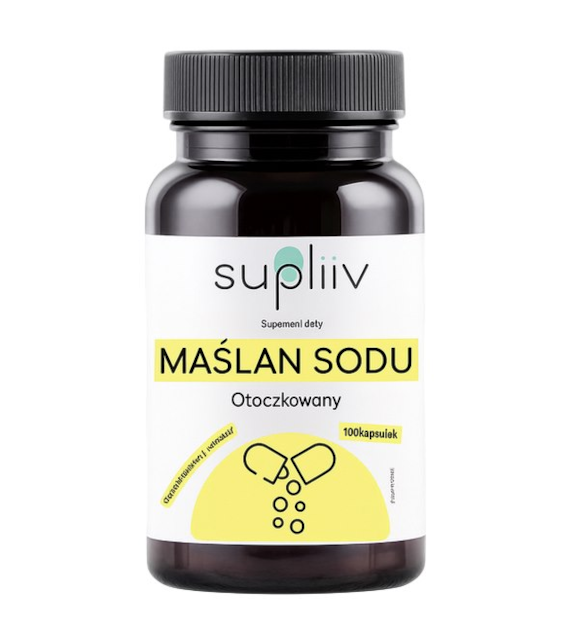 Maślan sodu 425mg, 100kaps. SUPLIIV