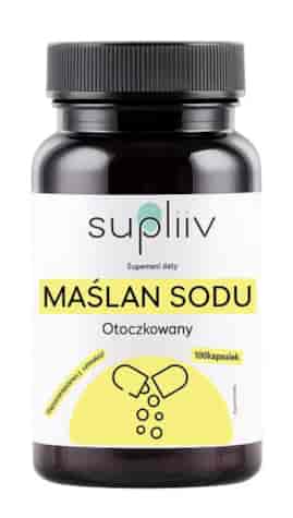 Maślan sodu 425mg, 100kaps. SUPLIIV