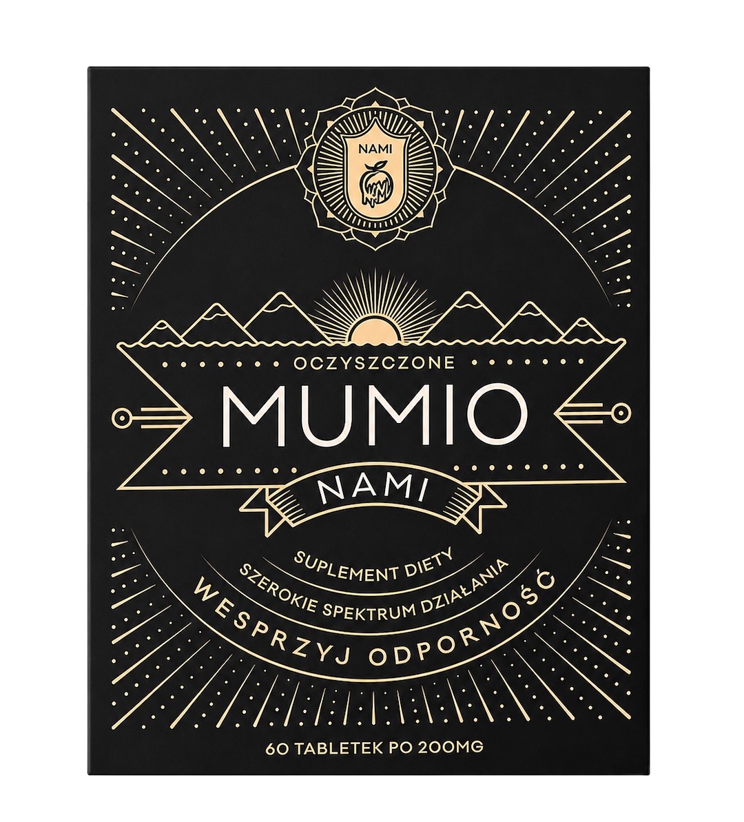 Mumio oczyczczone tabletki 200mg, 60tabl. NAMI