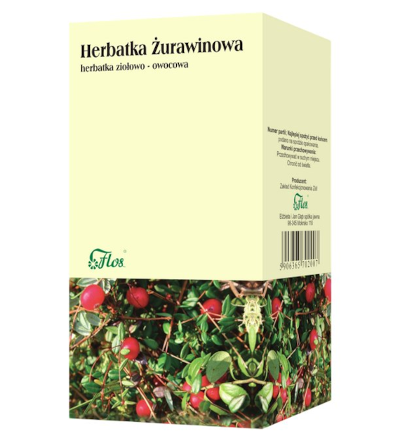 Herbatka żurawinowa 25x2g FLOS