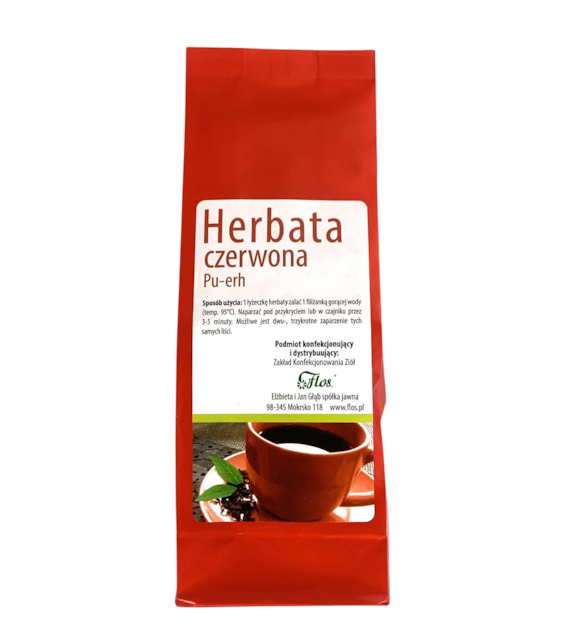 Herbata PU-ERH czerwona 100g FLOS