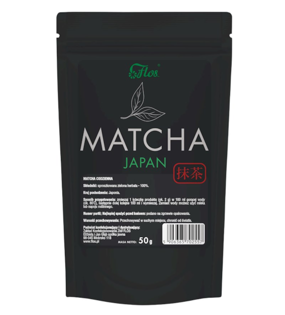 Matcha Japońska codzienna 50g FLOS