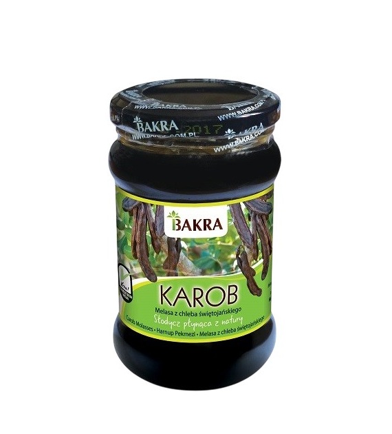 BAKRA Karob melasa z Chleba Świętojańskiego 370g (słoik)