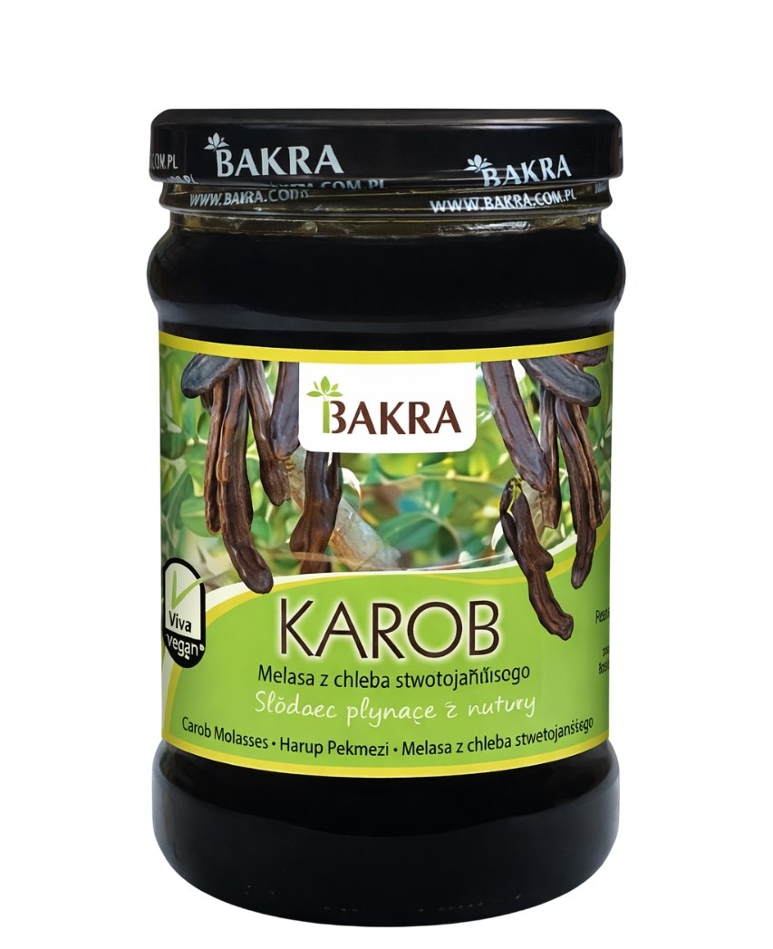 BAKRA Karob melasa z Chleba Świętojańskiego 370g (słoik)