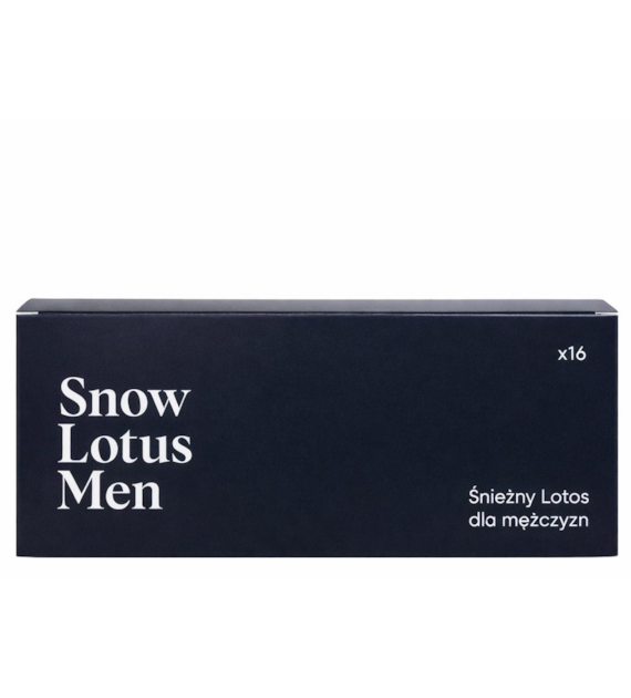 SNOW LOTUS MEN 16 sztuk - Śnieżny lotos dla mężczyzn - ziołowe wkładki higieniczne