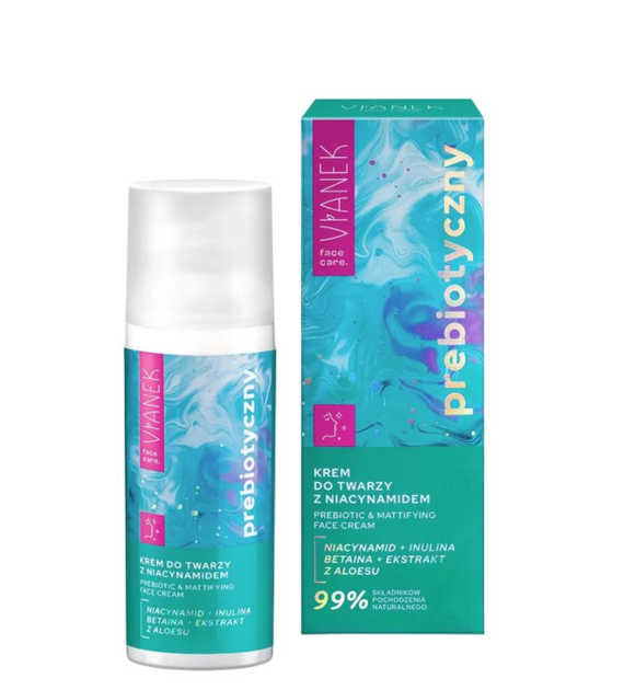 VIANEK Prebiotyczny krem do twarzy z niacynamidem 50ml SYLVECO