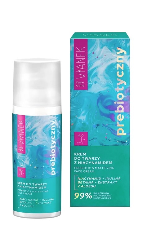 VIANEK Prebiotyczny krem do twarzy z niacynamidem 50ml SYLVECO