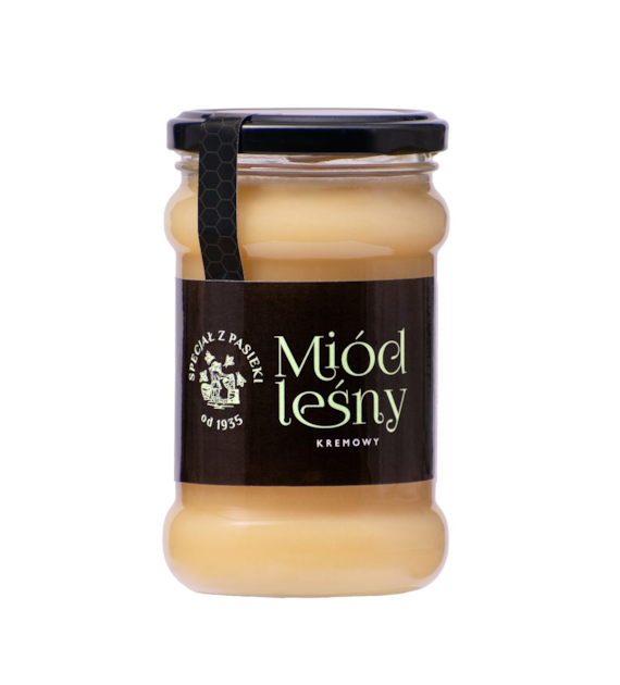 Miód kremowy leśny 380g SPECJAŁ Z PASIEKI