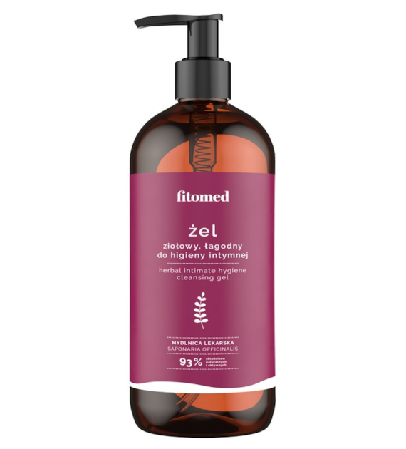 Żel ziołowy do higieny intymnej mydlnica lekarska 500g FITOMED