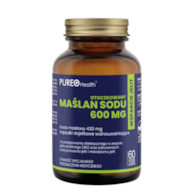 PUREO HEALTH Maślan sodu 600 mg, 60 kaps.