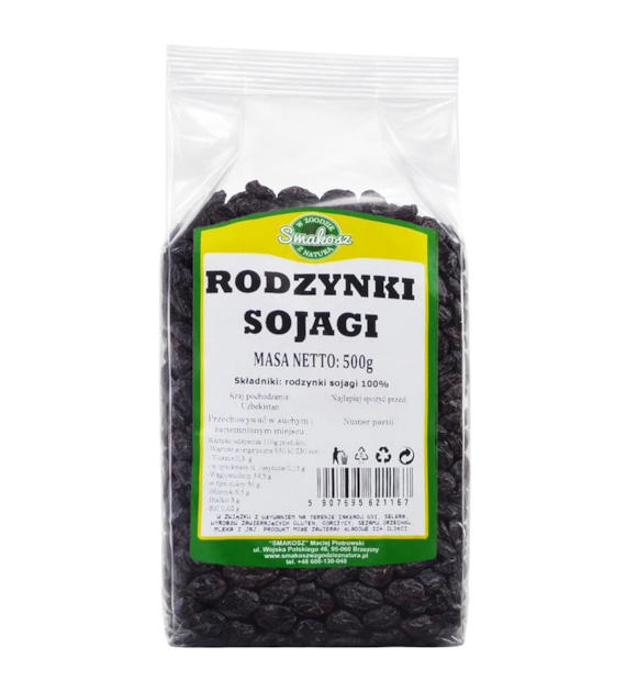 SMAKOSZ Rodzynki sojagi niebieskie 500g