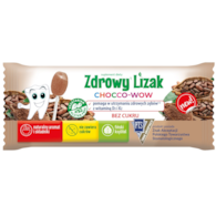 Zdrowy lizak Chocco-Wow bez cukru kakao 1 szt. STARPHARMA