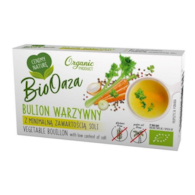 BIO OAZA Kostka rosołowa warzywna z minimalną zawartością soli BIO 60g