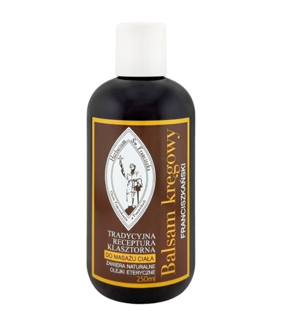 HERBARIUM ŚW. FRANCISZKA Balsam kręgowy 250ml MELALEUCA