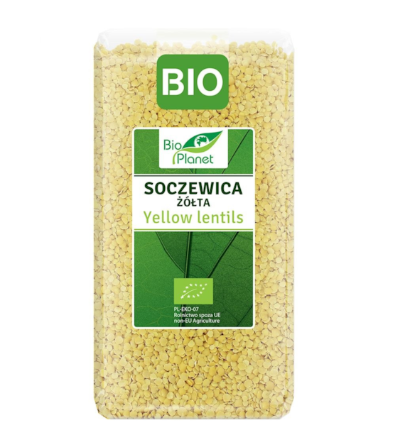 BIO PLANET Soczewica żółta BIO 400g