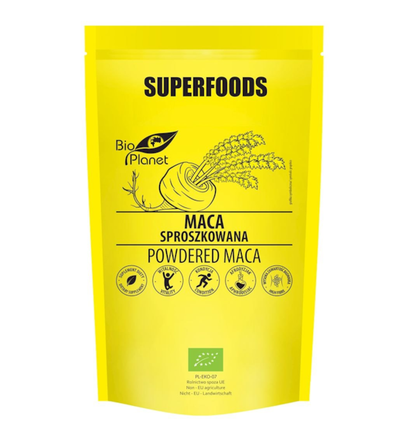 SUPERFOODS Maca (korzeń) w proszku BIO 150g BIO PLANET