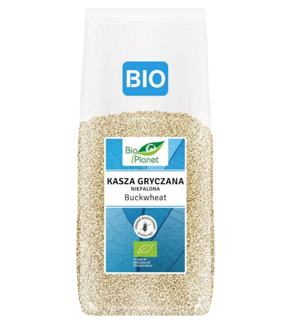 BIO PLANET Kasza gryczana niepalona bezglutenowa BIO 1kg