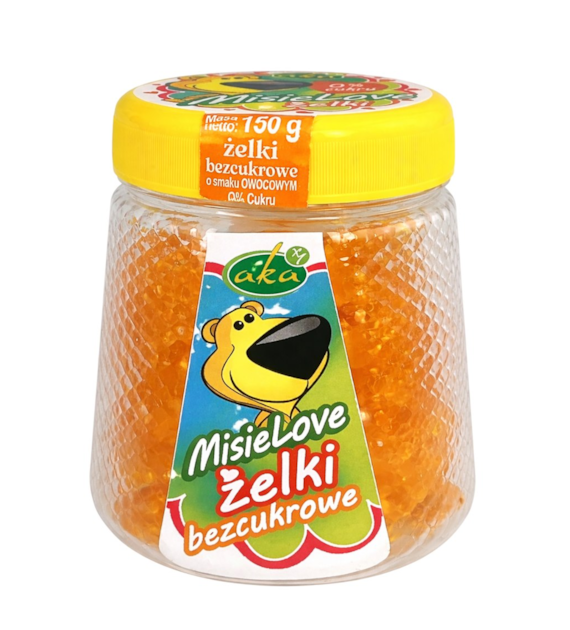 Żelki bezcukrowe MisieLove o smaku owocowym 150g AKA