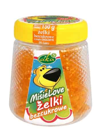 Żelki bezcukrowe MisieLove o smaku owocowym 150g AKA