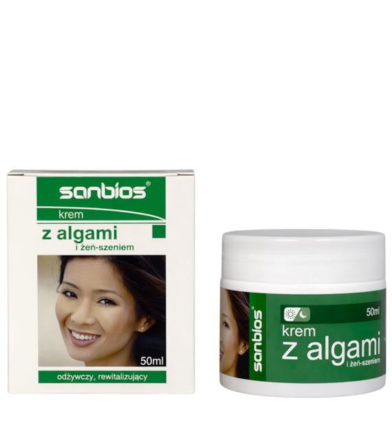 SANBIOS Krem z algami i żeń-szeniem 50ml