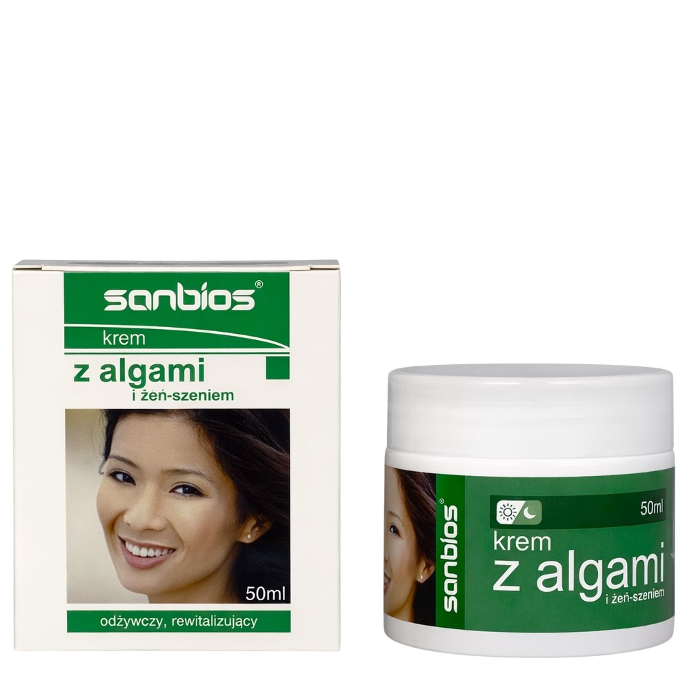 SANBIOS Krem z algami i żeń-szeniem 50ml