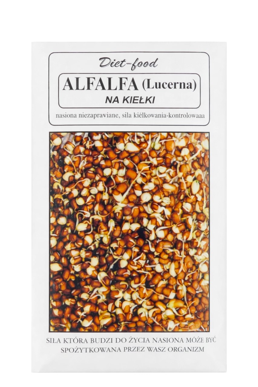 Alfalfa lucerna na kiełki 80g DIETFOOD