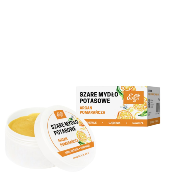 ETJA Mydło naturalne potasowe Argan i Pomarańcza 80g