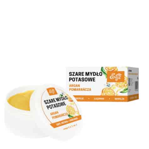 ETJA Mydło naturalne potasowe Argan & Pomarańcza 80g