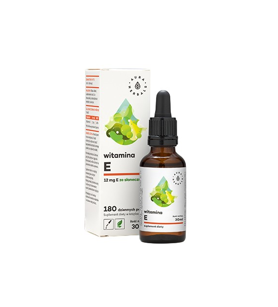 AURA HERBALS Witamina E - krople 30ml