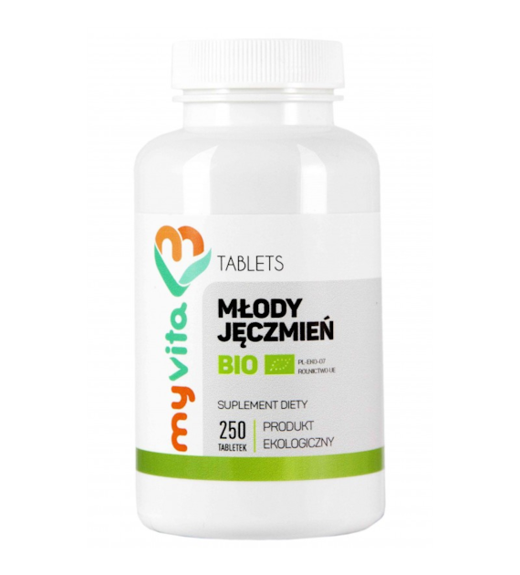 MyVita Młody jęczmień BIO 500mg, 250tab.