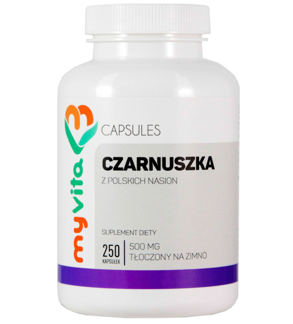MyVita Czarnuszka - olej w kapsułkach 500mg, 250kaps.