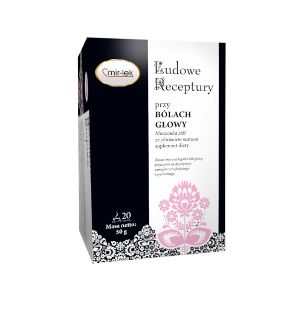 LUDOWE RECEPTURY ból głowy 20 saszetek MIR-LEK