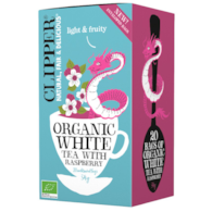 CLIPPER Herbata Biała z maliną BIO 20*1,7g