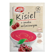 Kisiel o smaku wiśniowym bezglutenowy bez dodatku cukru 40g CELIKO