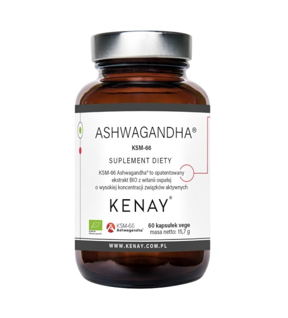 KENAY Ashwagandha KSM-66 BIO 200mg, 60kaps.