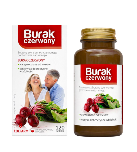 COLFARM Burak czerwony 120 tabl.