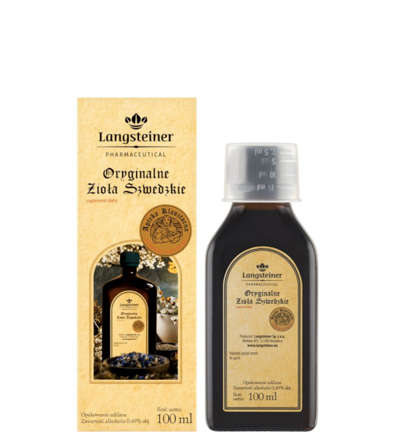 Oryginalne Zioła Szwedzkie 100ml LANGSTEINER