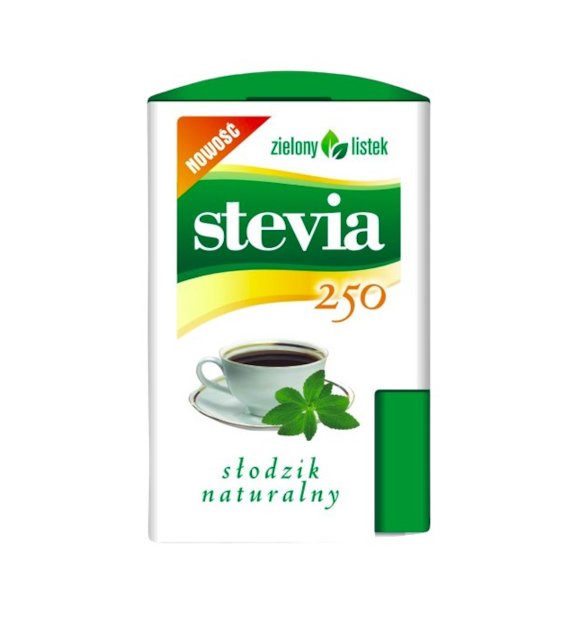 ZIELONY LISTEK Stevia 250 tabletek