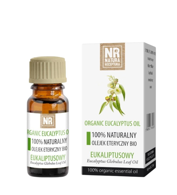 Olejek eteryczny naturalny EKO Eukaliptusowy 10ml NATURA RECEPTURA