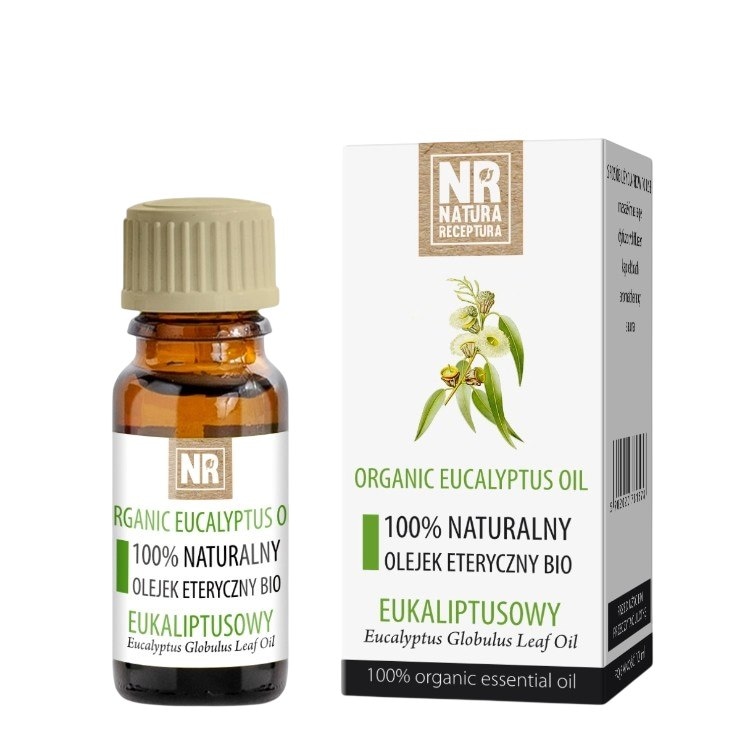 Olejek eteryczny naturalny EKO Eukaliptusowy 10ml NATURA RECEPTURA