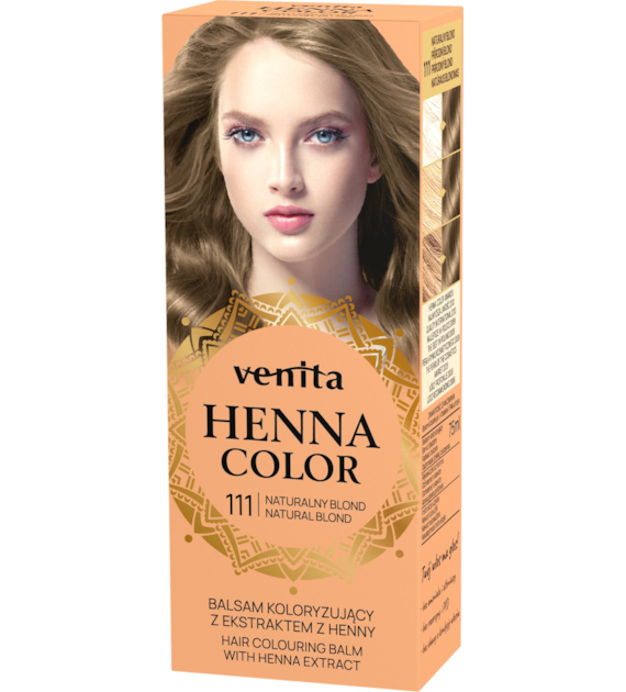 VENITA henna tuba nr 111 naturalny blond 75ml - balsam koloryzujący
