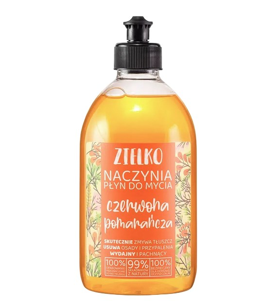 ZIELKO NACZYNIA Płyn do mycia Czerwona Pomarańcza 500ml