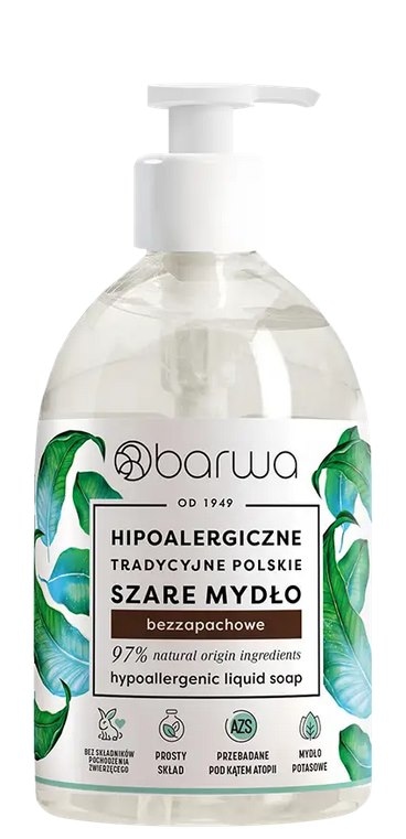 Mydło tradycyjne polskie szare w płynie 500ml BARWA