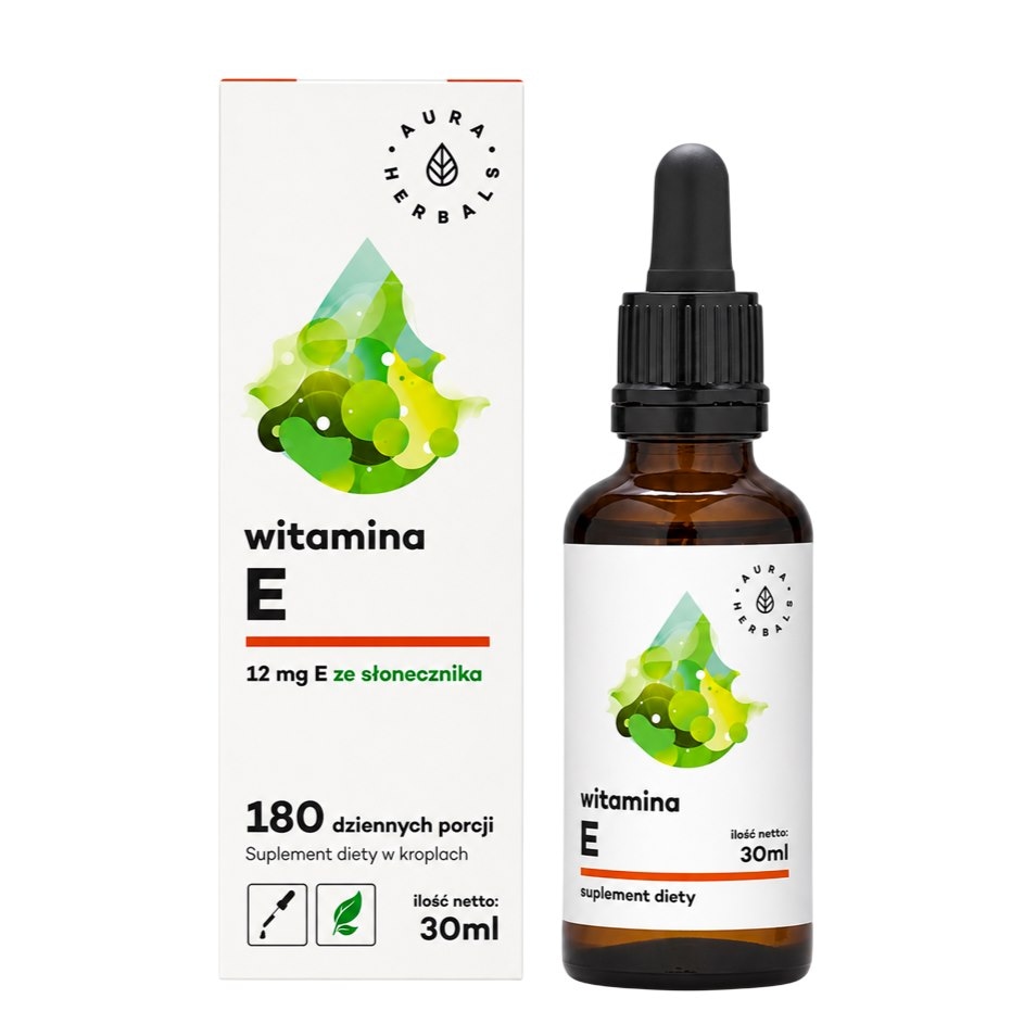 AURA HERBALS Witamina E - krople 30ml