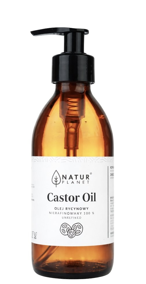 Olej Rycynowy kosmetyczny 200ml NATUR PLANET