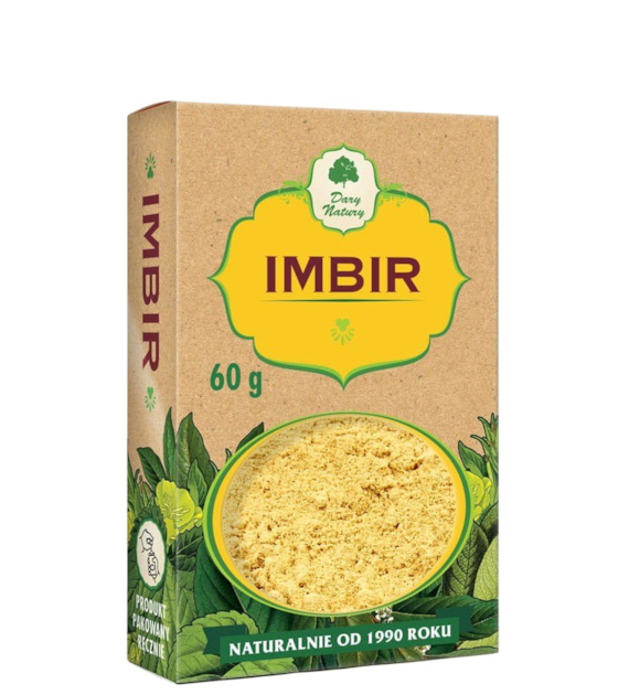 Imbir mielony 60g DARY NATURY