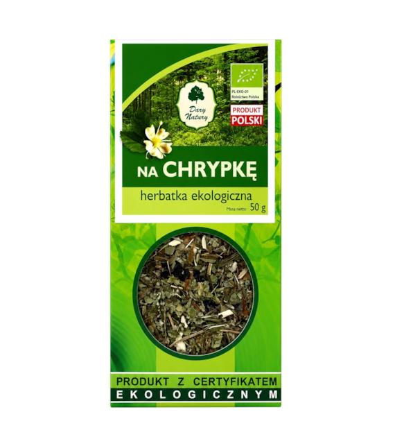 Herbatka Na chrypkę BIO 50g DARY NATURY