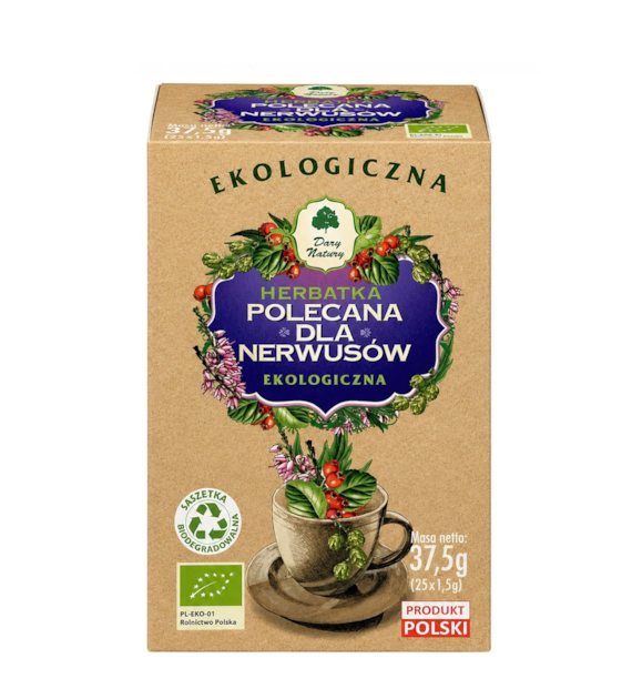 Herbatka Nerwusy fix BIO 25*1,5g DARY NATURY