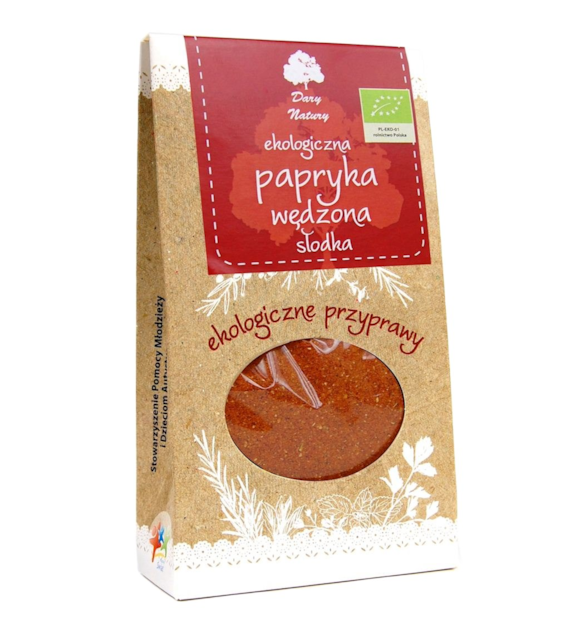 Papryka wędzona słodka BIO 50g DARY NATURY
